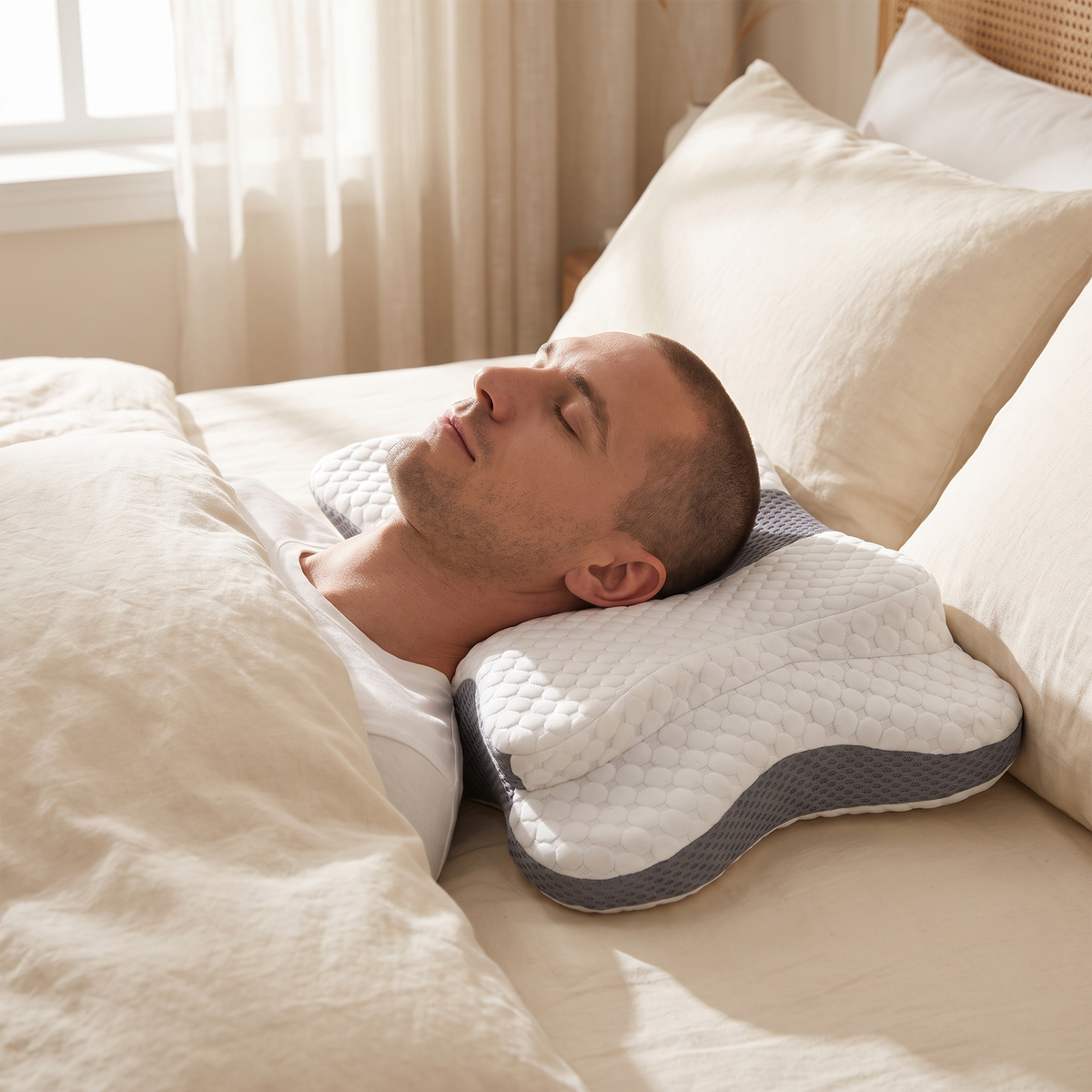 Position de sommeil sur le dos